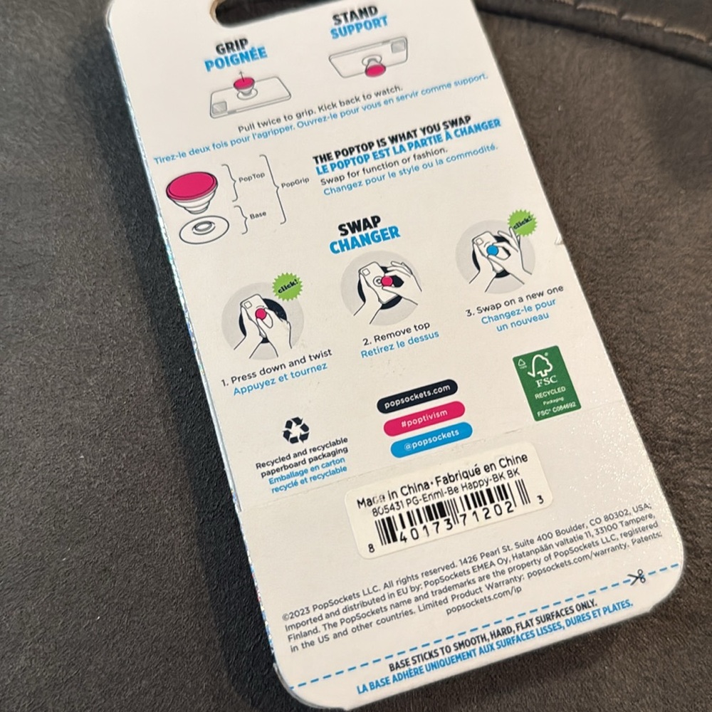 New Smiley face Popsocket - Picture 4 of 4